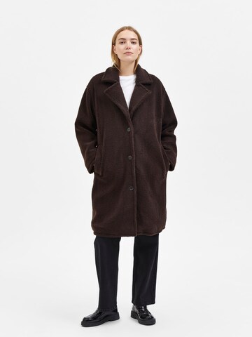 SELECTED FEMME Between-seasons coat 'Lana' in Brown