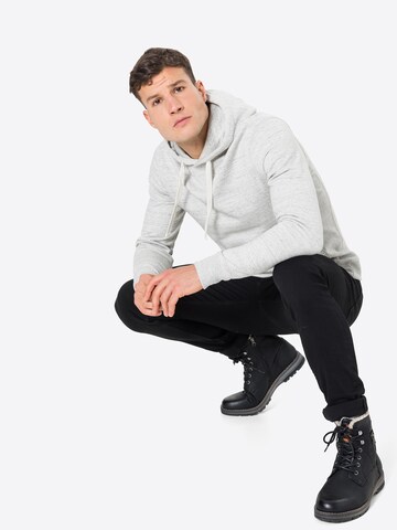 BLEND - Regular Fit Sweatshirt 'BHNAP' em cinzento