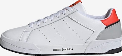ADIDAS ORIGINALS Ниски маратонки 'Court Tourino' в сиво / корал / черно / бяло, Преглед на продукта