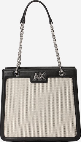 ARMANI EXCHANGE - Bolso de mano en negro: frente