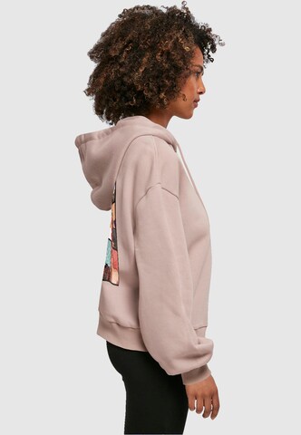 Sweat-shirt 'Grand Collage' Merchcode en rose