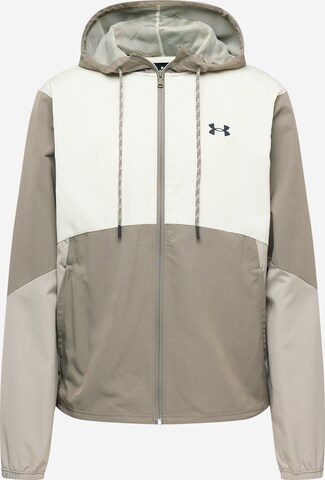 Veste de sport 'Legacy' UNDER ARMOUR en gris : devant