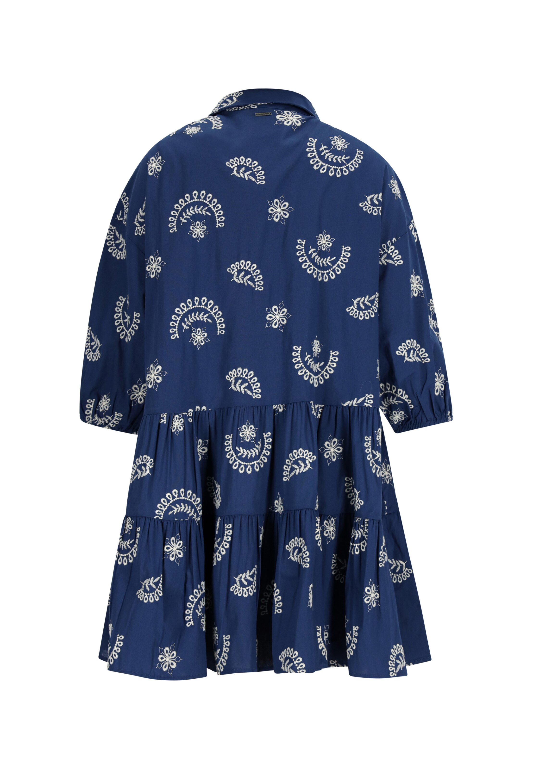 DreiMaster Vintage Рокля тип риза в синьо