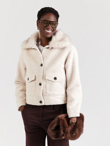 ABOUT YOU Between-Season Jacket 'Orelia' in Beige: front