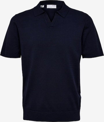 SELECTED HOMME Trui 'TELLER' in Blauw: voorkant