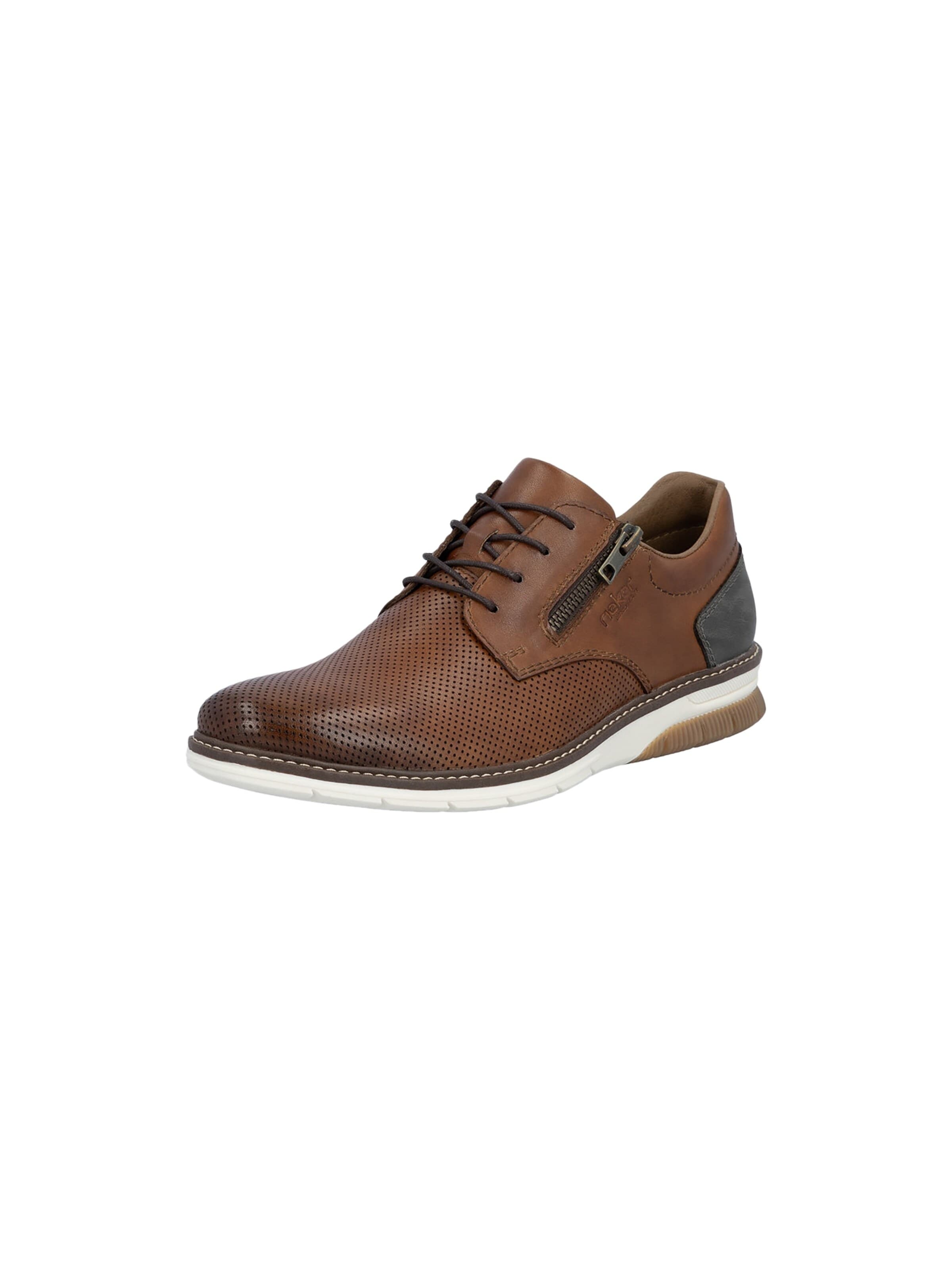 Chaussure basse 'Sneaker aus Clarino-Leder' Rieker en marron