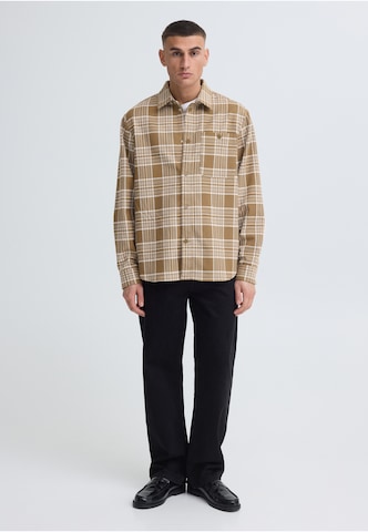 !Solid - Regular Fit Camisa 'SDVornan' em amarelo