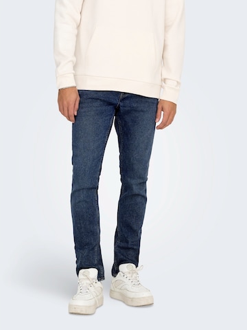 Only & Sons - Slimfit Vaquero 'ONSLOOM' en azul: frente