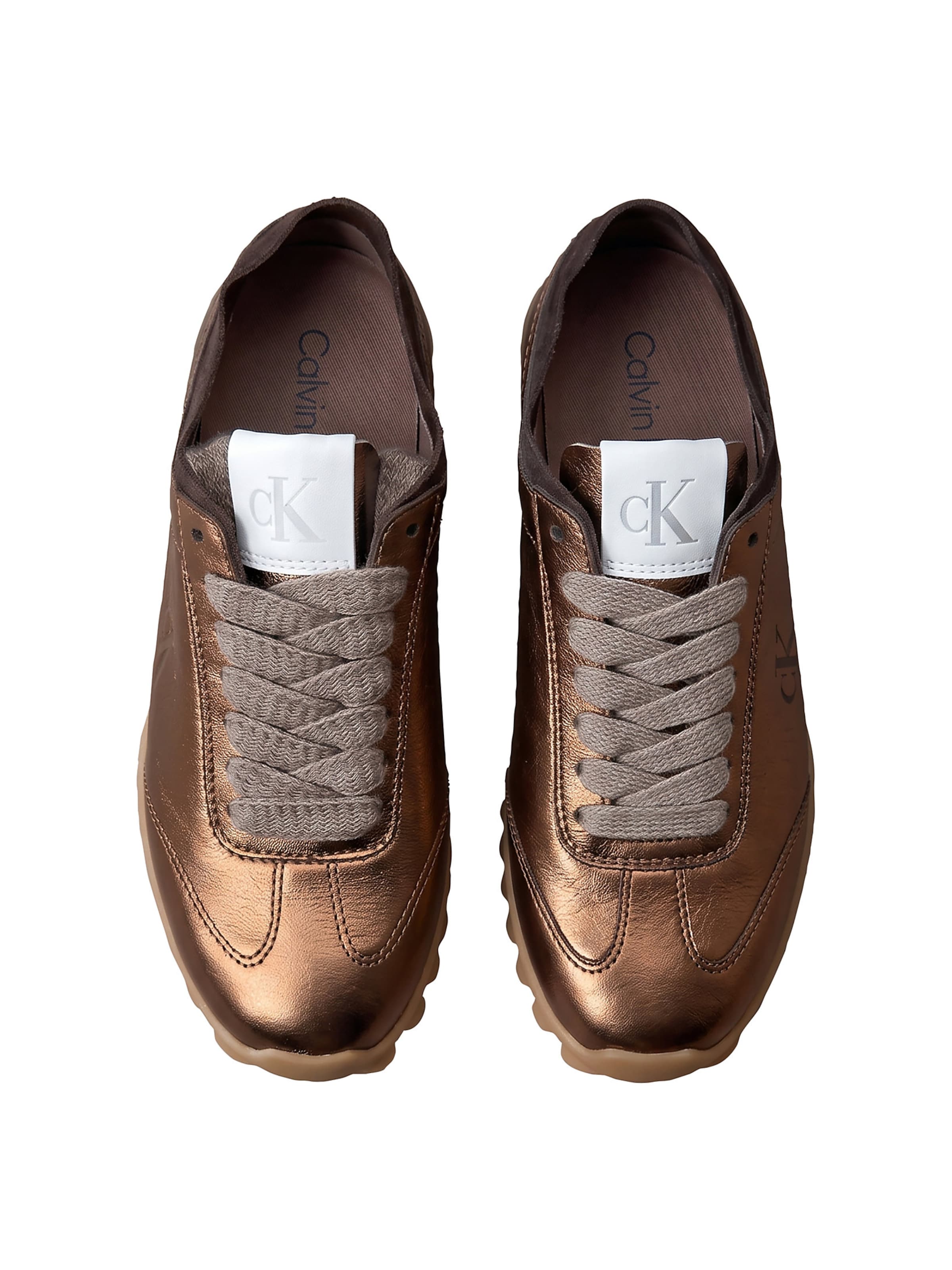 Calvin Klein Sneakers laag in Bruin