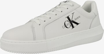 Calvin Klein Jeans Låg sneaker 'Seamus' i vit: framsida