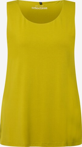 Ulla Popken Knitted Top in Green: front