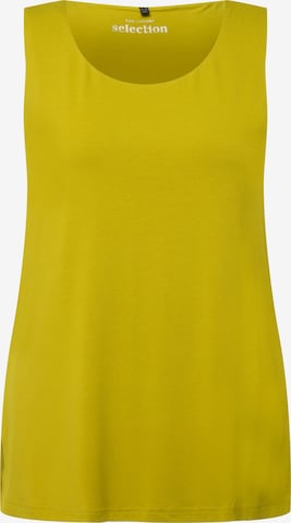 Ulla Popken Knitted Top in Green: front