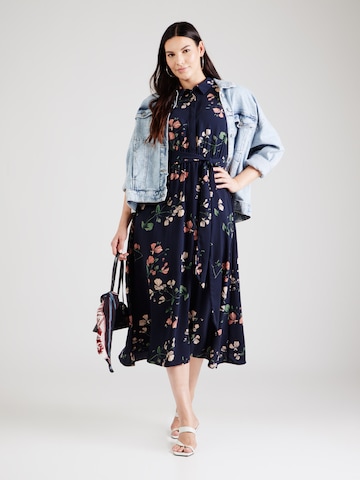 Robe-chemise 'VMNEWHALLIE' Vero Moda Curve en bleu