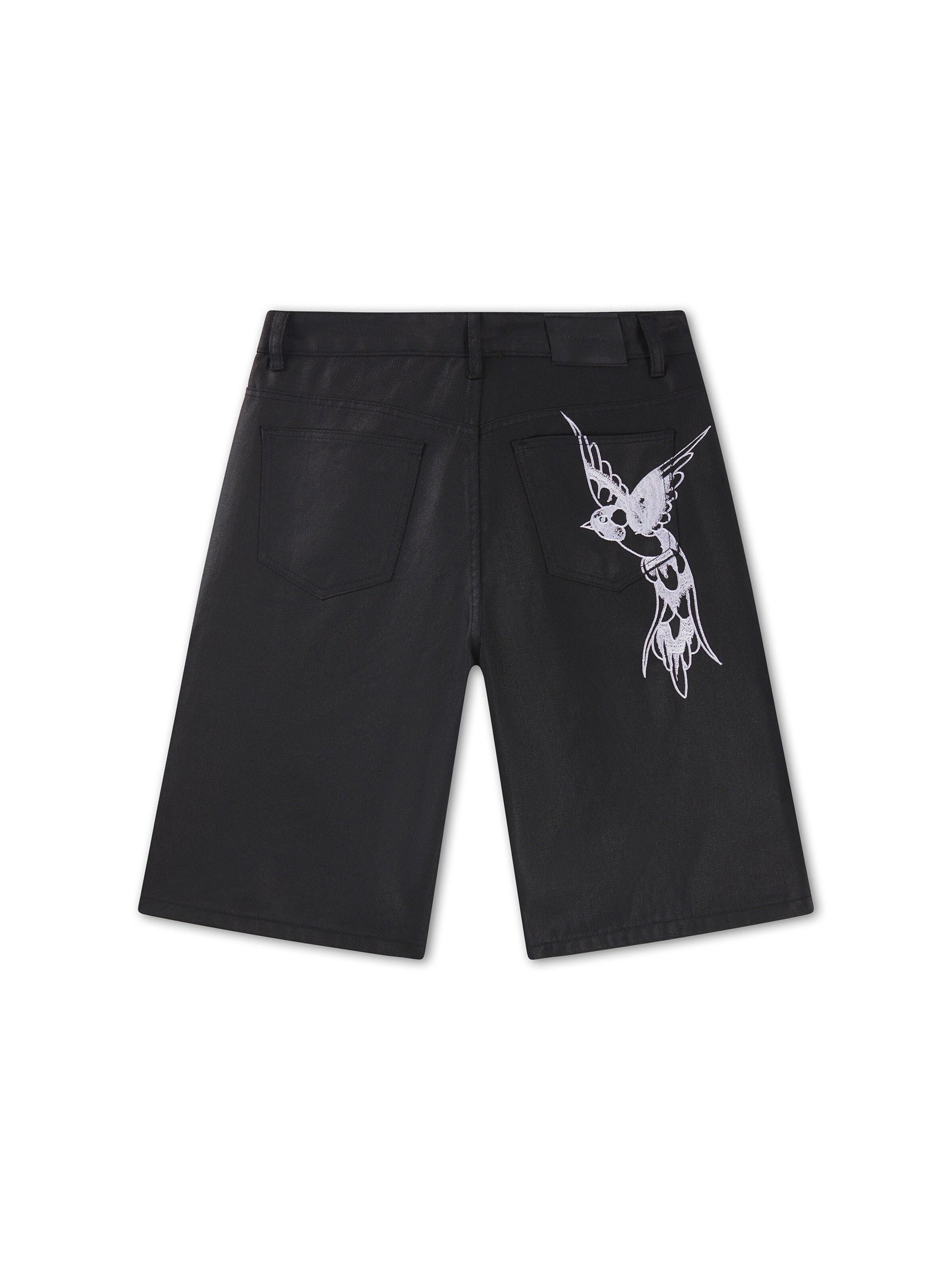 Ed Hardy Wide leg Jeans in Zwart