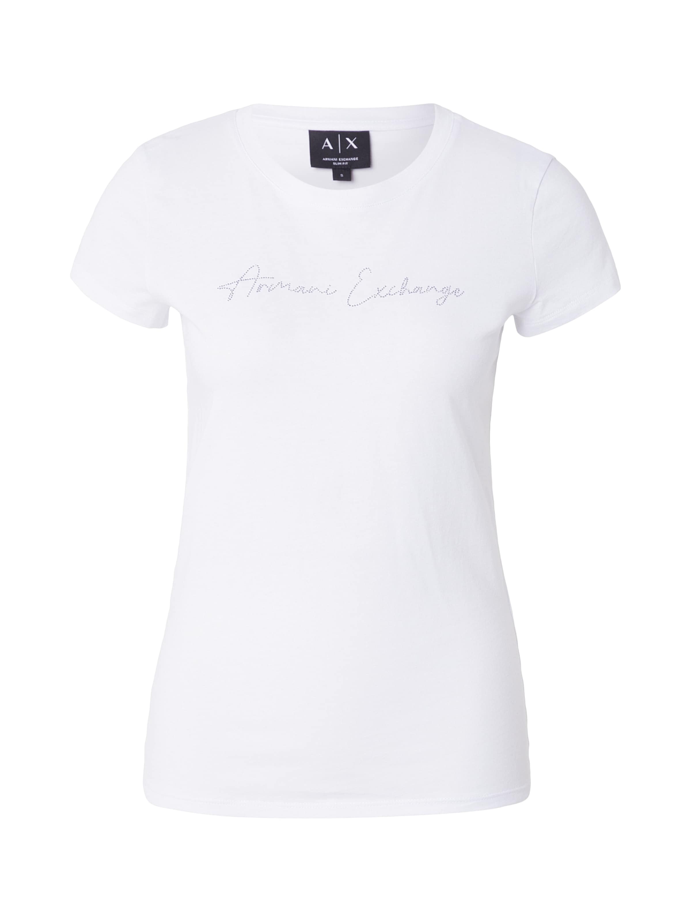 ARMANI EXCHANGE - Camiseta en blanco: frente