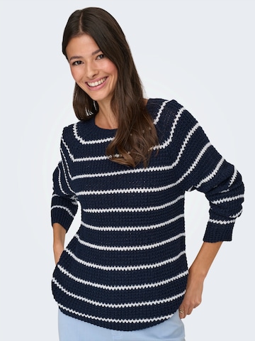 JDY Sweater 'JDYEllen' in Blue