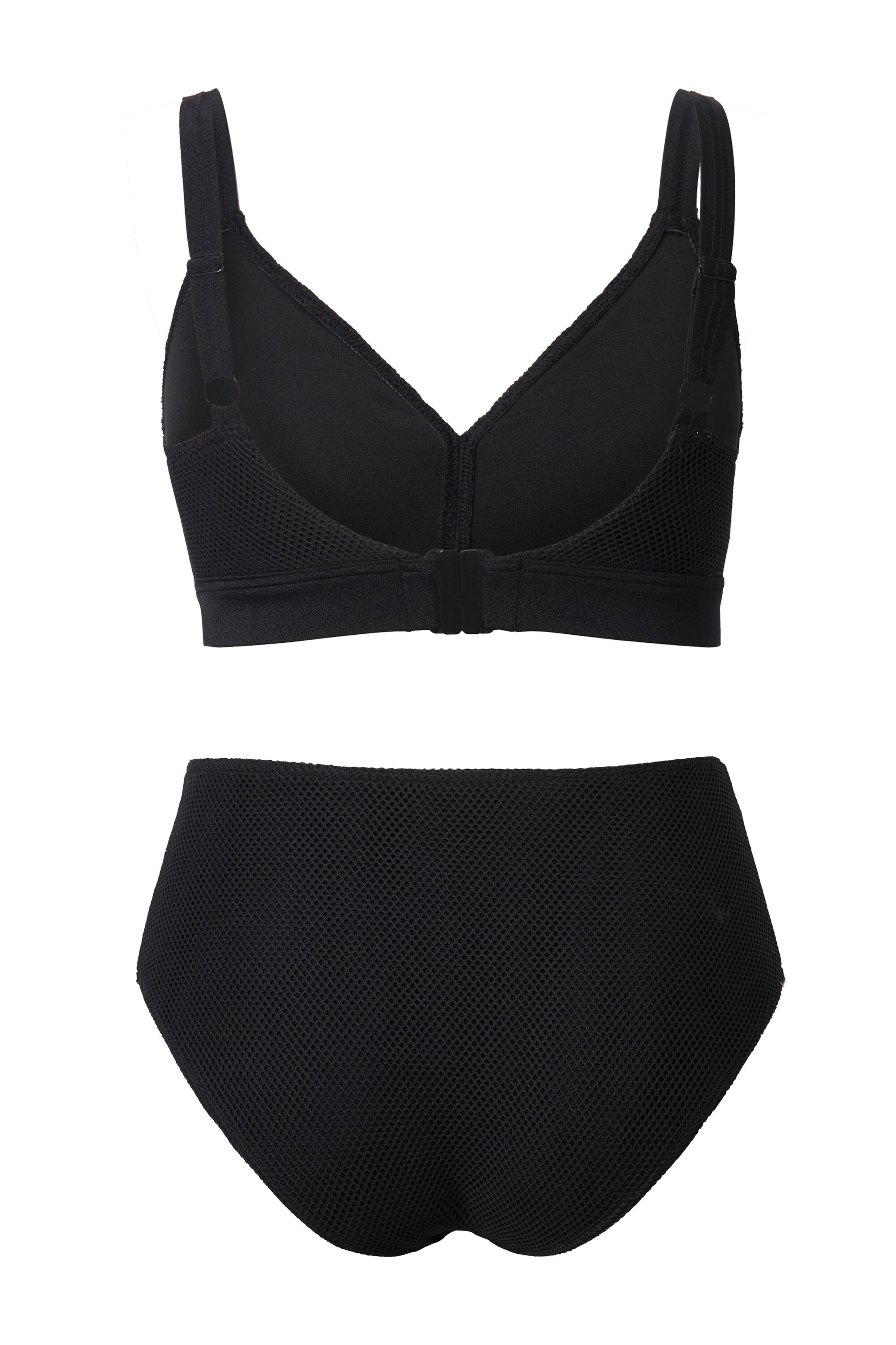 Ulla Popken Triangel BH in Schwarz