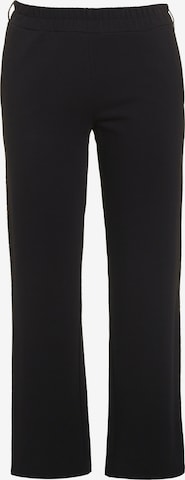 Ulla Popken Regular Pants in Black: front