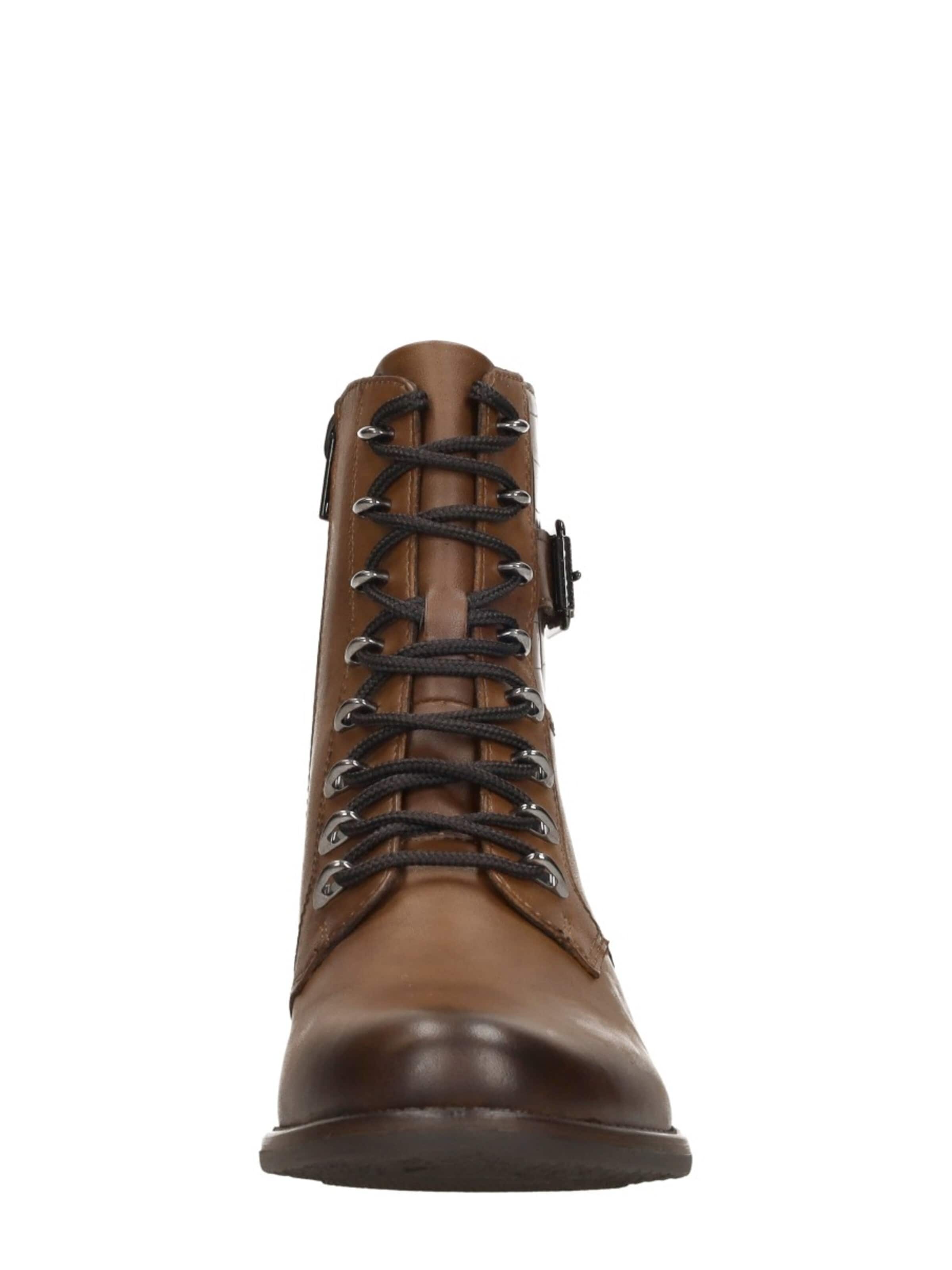 REMONTE Lace-up bootie in Brown