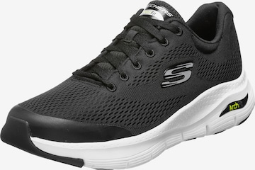 SKECHERS Nizke superge | črna barva: sprednja stran