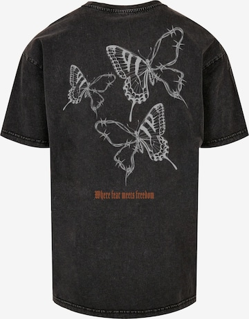 MJ Gonzales Shirt 'Barbed Wings' in Zwart