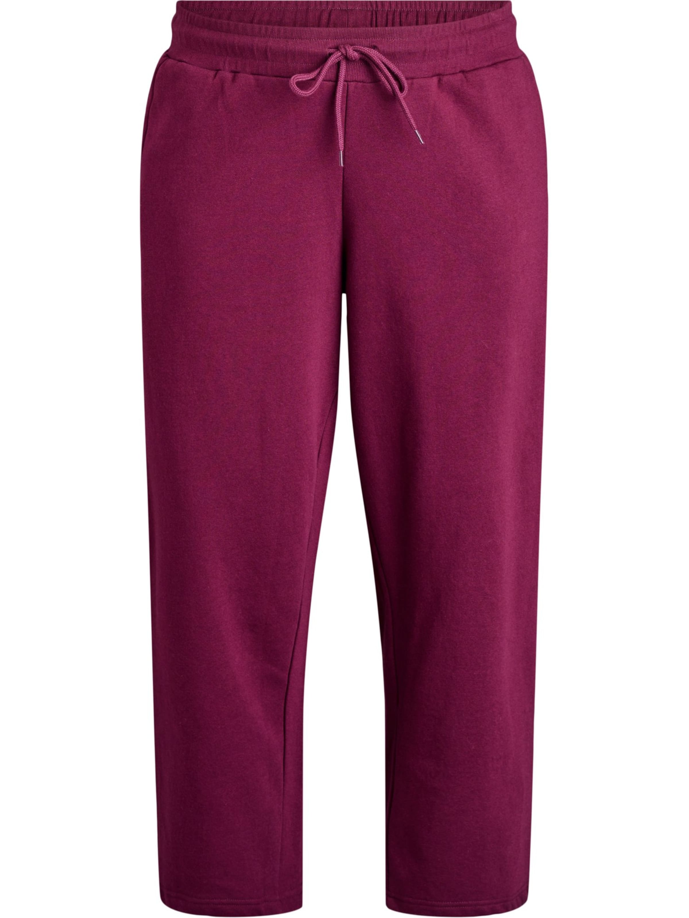 Loosefit Pantaloni 'Rikke' di Zizzi in rosso: frontale