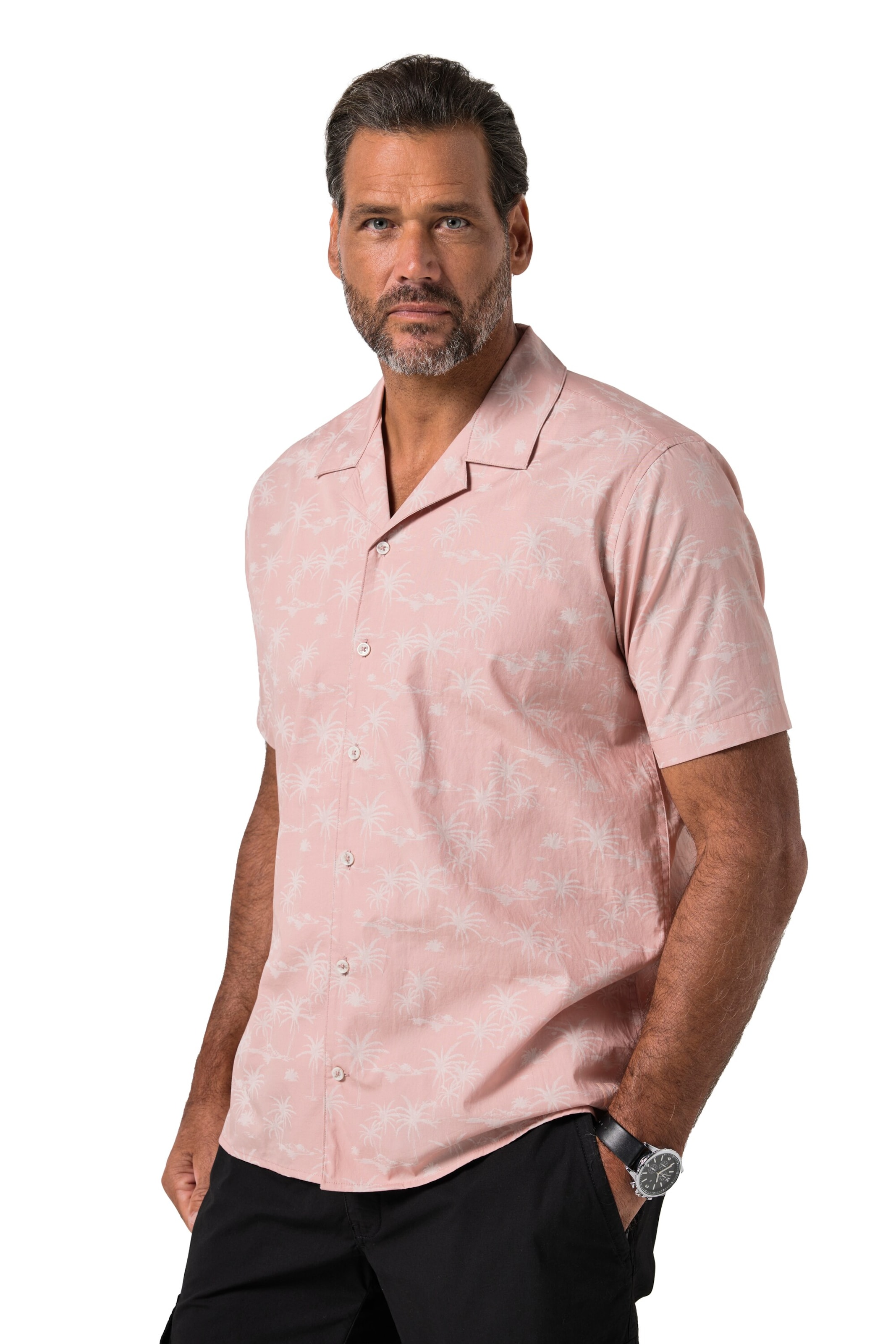 JP1880 Regular Fit Hemd in Pink: Vorderseite