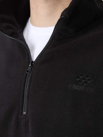 Giacca di pile di Tommy Life in nero