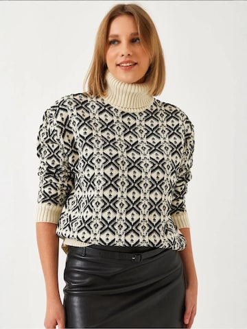 Bianco Lucci Pullover in Mischfarben
