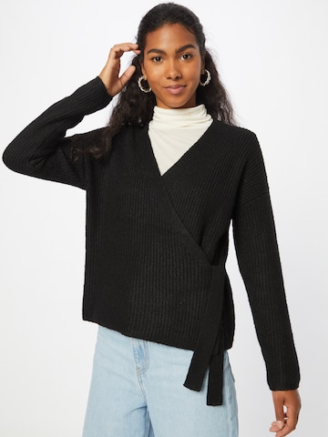 Pull-over 'Gabi' ONLY en noir : devant