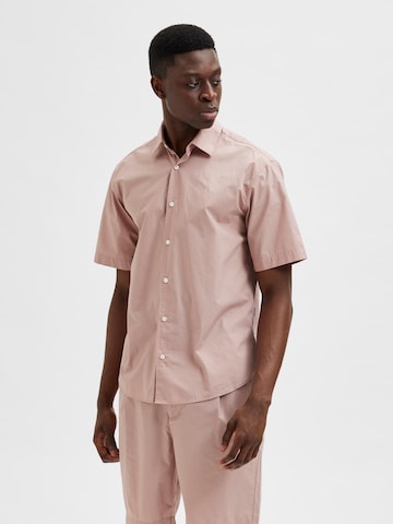 SELECTED HOMME Regular fit Overhemd in Roze: voorkant