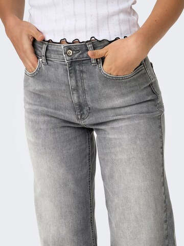 Wide leg Jeans 'ONLMADISON BLUSH' di ONLY in grigio