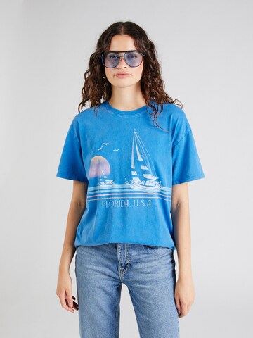 HOLLISTER - Camisa 'SUMMER' em azul: frente