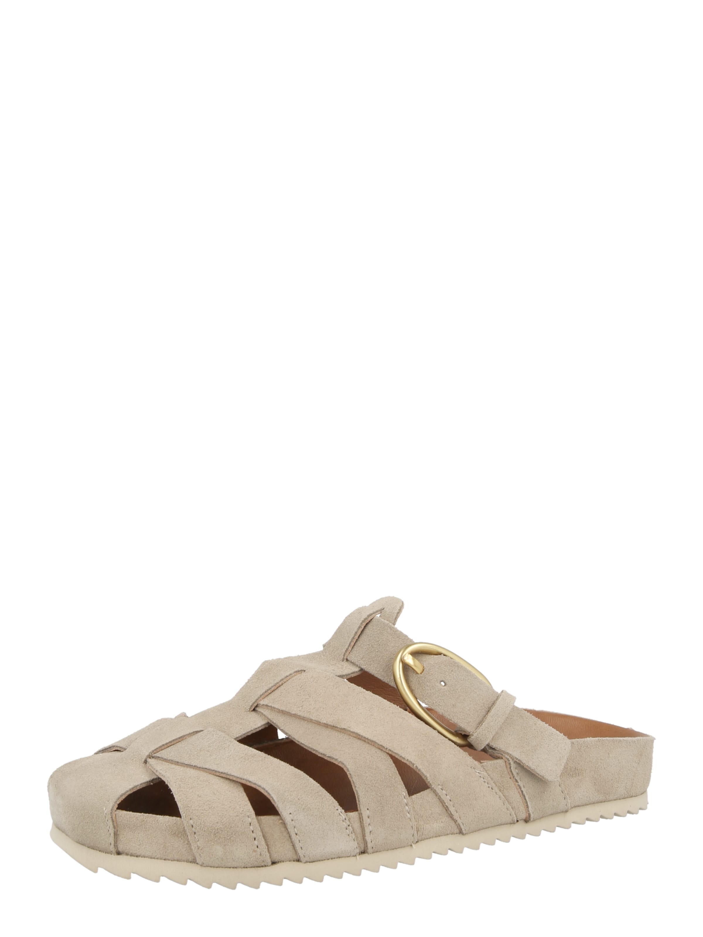 VERBENAS Muiltjes 'MAVEN' in Grijs: voorkant