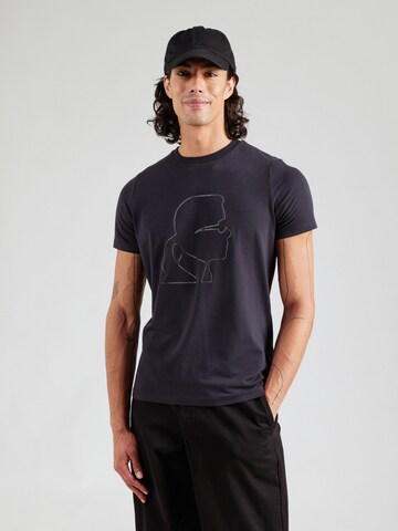 Karl Lagerfeld Póló - kék: elől