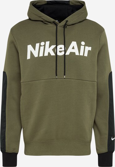 Nike Sportswear Mikina - khaki / černá / bílá, Produkt