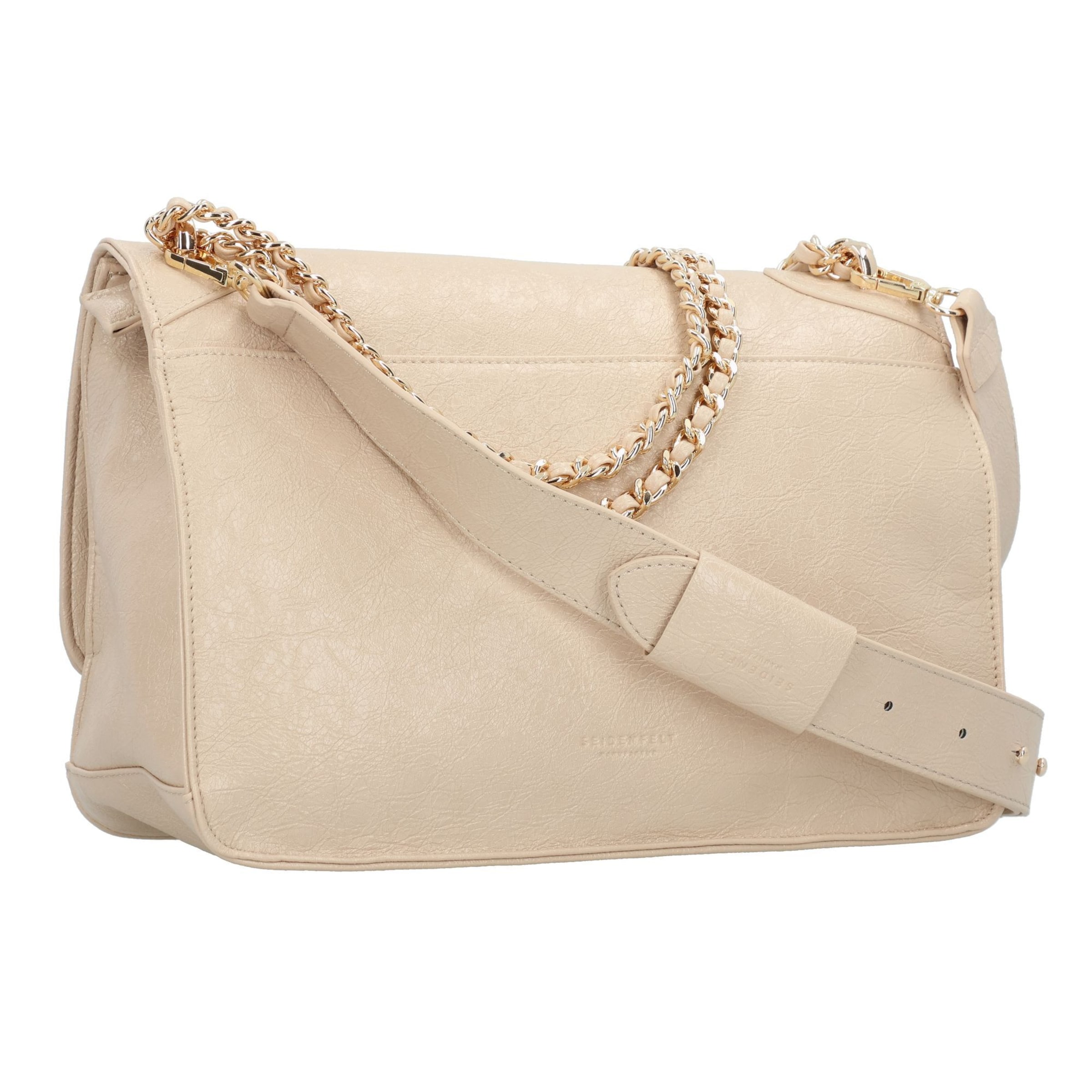 Seidenfelt Schoudertas 'Vejen' in Beige