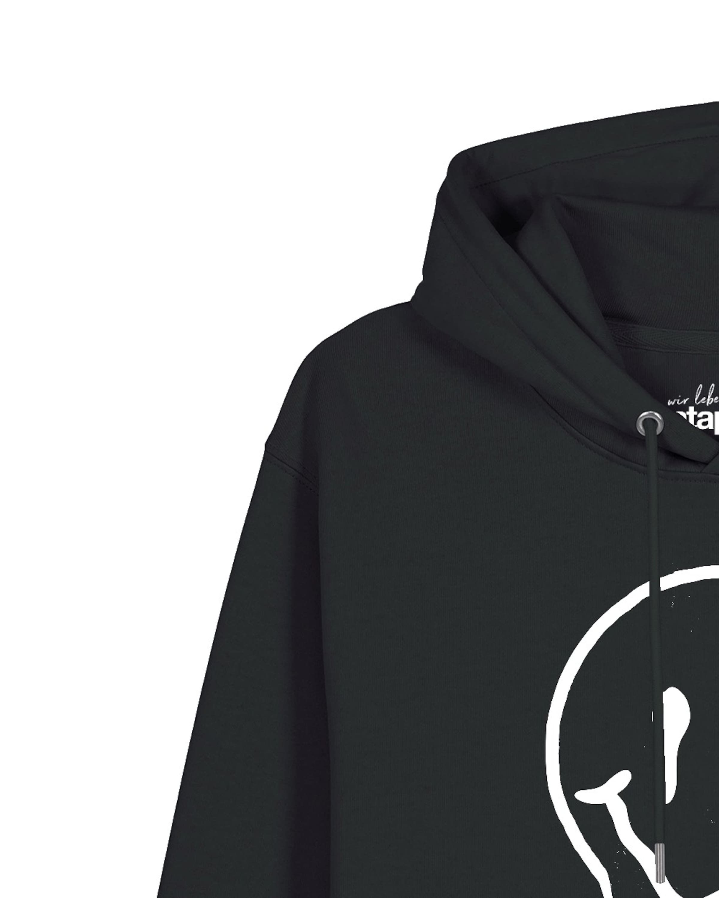 Sweat-shirt 'Smiley' Watapparel en noir