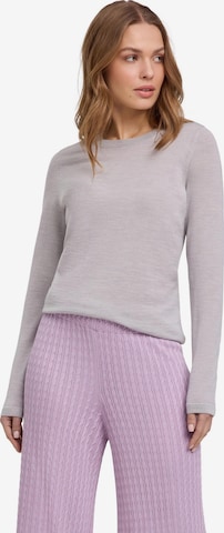 FALKE Pullover 'Pure Merino Wool' in Grau: Vorderseite
