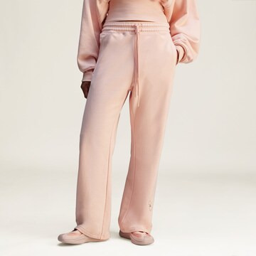 ADIDAS BY STELLA MCCARTNEY Regular Sports trousers 'Straight' in Pink: front