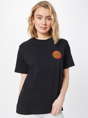 Santa Cruz Shirt in Schwarz: Vorderseite