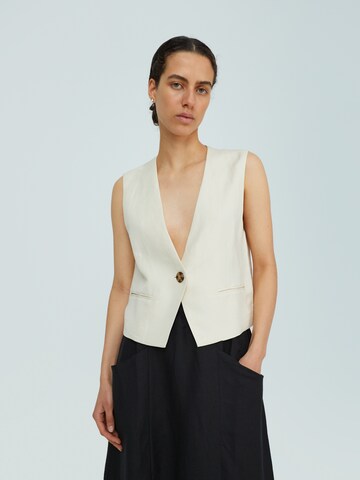 EDITED Vest 'Allegra' in Beige: front