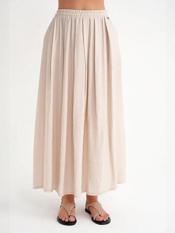 Jupe MixRay en beige : devant