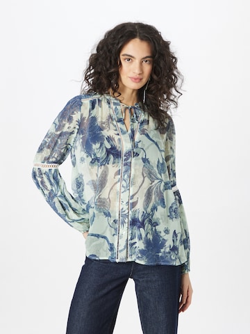 GUESS Blouse 'Josette' in Blauw: voorkant
