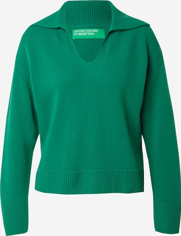 UNITED COLORS OF BENETTON Sweater in Green: front