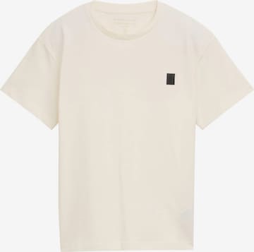 Tricou de la TOM TAILOR pe alb: față