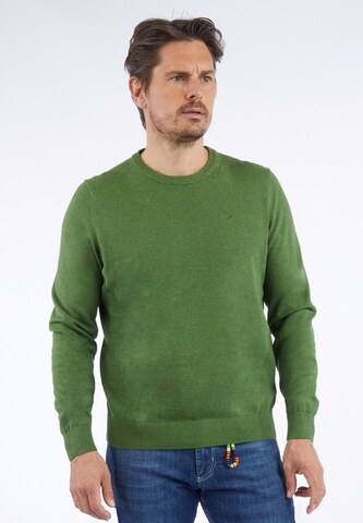 Pull-over HECHTER PARIS en vert : devant