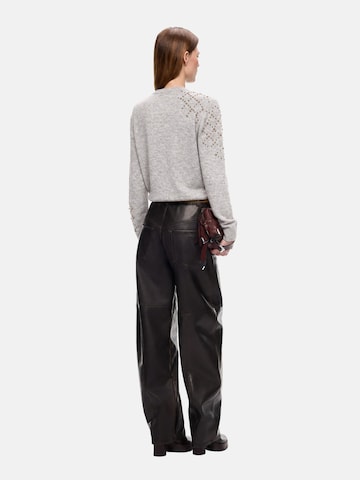 PINKO Sweter 'PINKO SALISBURGO MAGLIA HAIRY MIX STRETCH Maglieria' w kolorze szary
