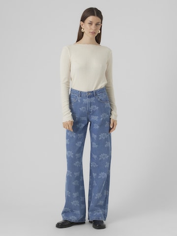 VERO MODA Wide leg Jeans 'LACE' in Blue