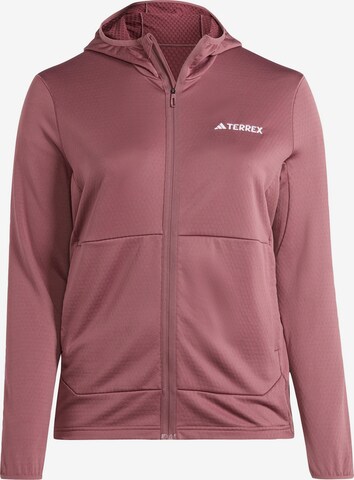 ADIDAS TERREX Athletic Jacket 'Terrex Xperior Light' in Pink: front